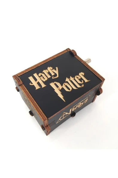 Harry Potter Always Lazer Işlemeli Çevirmeli Mini Müzik Kutusu - Resim 6