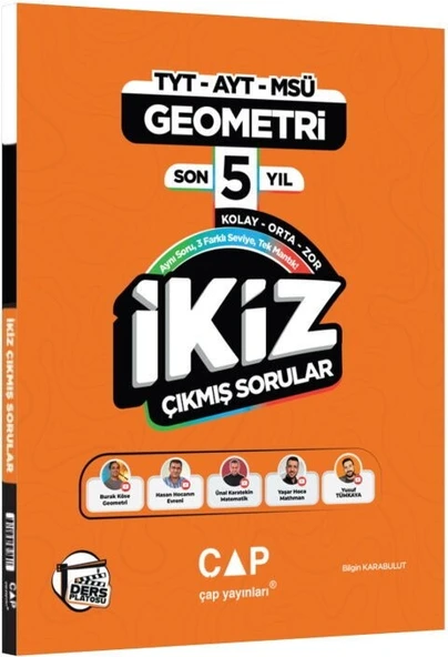 TYT AYT MSÜ Geometri Ders Platosu Son 5 Yıl İkiz Çıkmış Sorular Çap Yayınları ürün görseli 1
