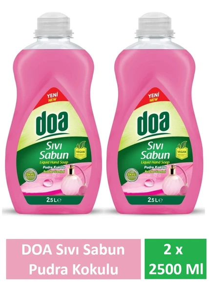 Doa Sıvı Sabun Pudra Kokulu 2.5 Lt x 2 Adet ürün görseli 1