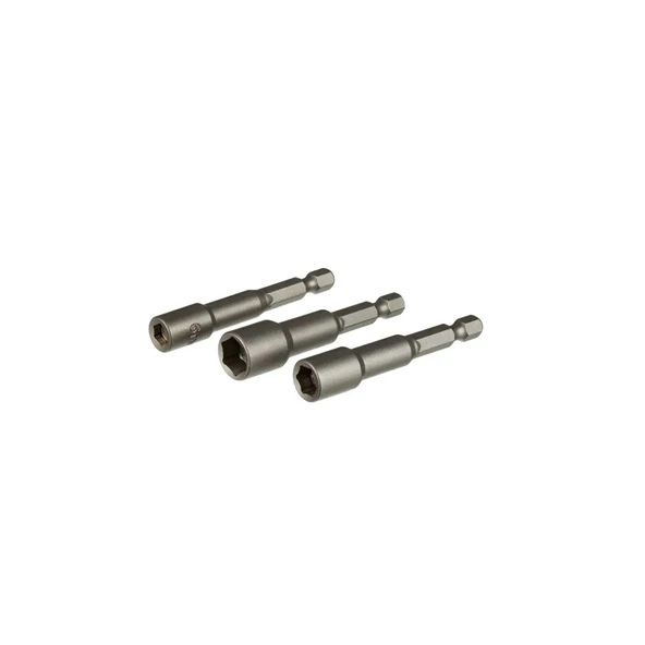 Manyetik Somun Adaptörü - 3 Lü Set 6,8,10x65 Mm ürün görseli 1