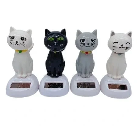 Güneş Enerjili Solar Sallanan Kedi ürün görseli 1