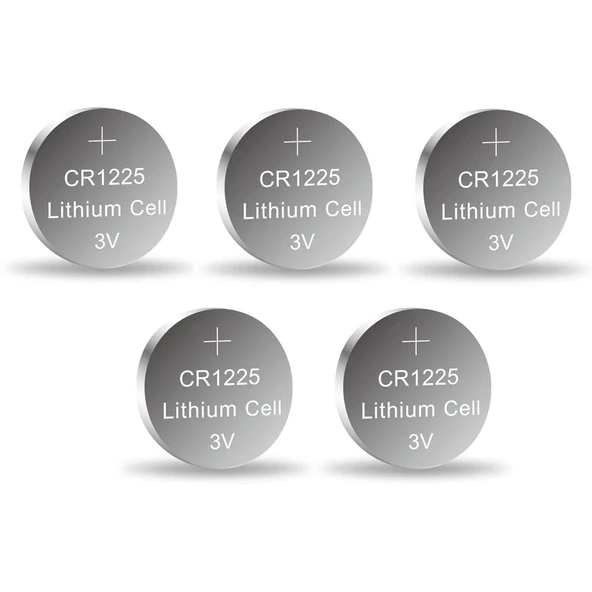 Yuma Cr1225 Süper Lityum 3v 5’li Kart Düğme Pil ürün görseli 1