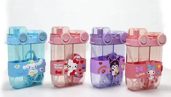 My Melody Çift Bölmeli Pipetli Matara & Suluk Alk5106 ürün görseli 1