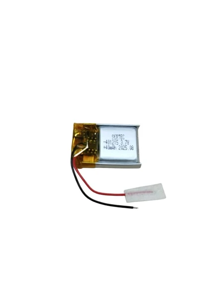 Sertec 401215 3.7v 40 Mah Li-polymer Pil (devreli/1.5a) ürün görseli 1