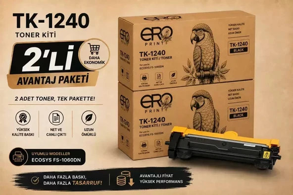 Kyocera MA2000W Muadil Toner - 2'li Avantaj Paket ürün görseli 1