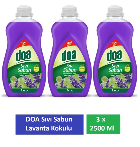Doa Sıvı Sabun Lavanta 2,5 Lt x 3 Adet ürün görseli 1