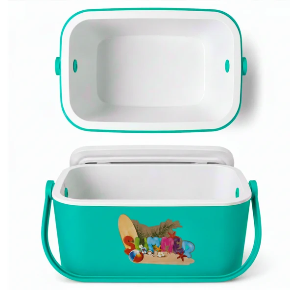 Kale Termos 10 LT BUZZY BASKILI BUZLUK TERMOS (1180 COOLER BOX) - Resim 5