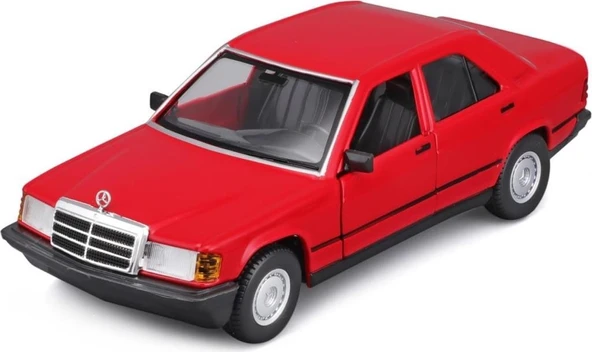 Mercedes Benz 190 E 2.6 1/24 Kırmızı Model Araba ürün görseli 1