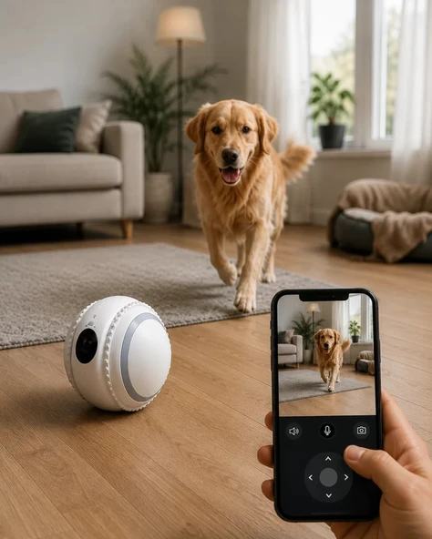 Nevamel® Yapay Zekalı Akıllı Takip Kamerası WiFi Bebek ve Evcil Hayvan İzleme ürün görseli 1