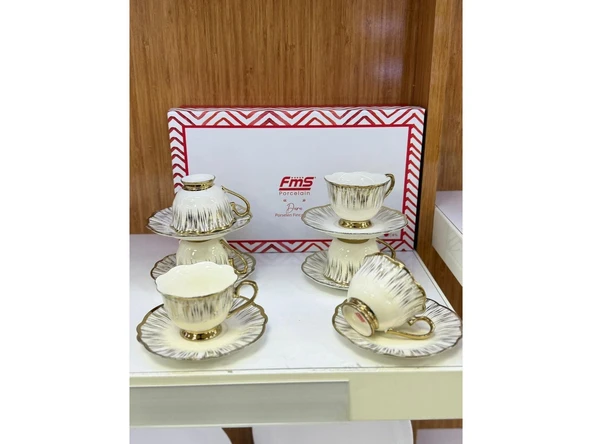 Fms Duru Premium Porselen Kahve Fincan Takımı P1213 ürün görseli 1