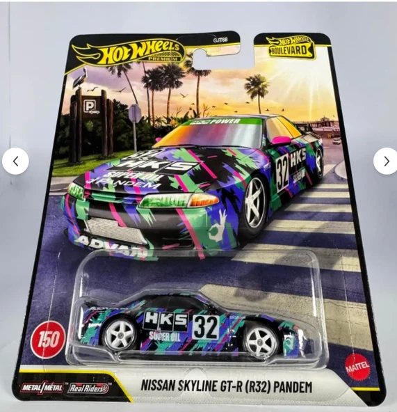 Hot Wheels Premium Boulevard Nissan Skyline GT-R (R32) Pandem ürün görseli 1