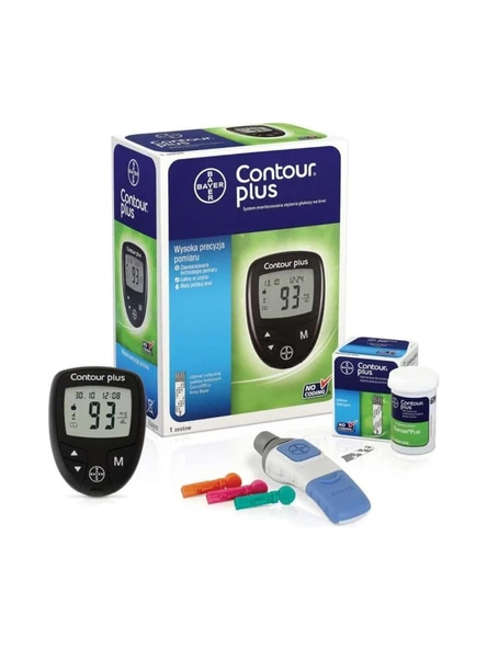 Contour Plus  Ölçüm Cihazı + 50'li 1 Paket Ölçüm Stribi ürün görseli 1