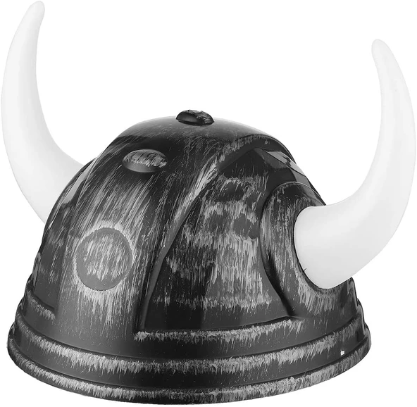 Viking Asteriks Başlığı Gümüş Renk - Resim 2