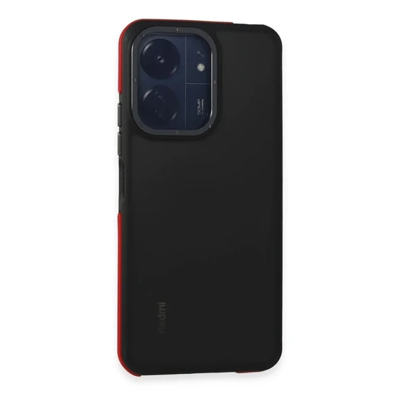 Xiaomi Redmi 13c Harvel Kapak - Kırmızı - Resim 6