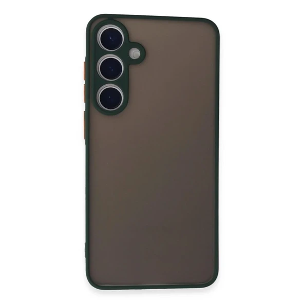 Samsung Galaxy S24 Kılıf Montreal Silikon Kapak - Yeşil ürün görseli 1
