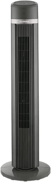 Luxell LXF-260 B Uzaktan Kumandalı Kule Tipi Vantilatör - Siyah ürün görseli 1