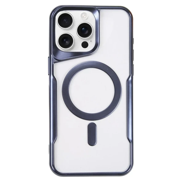Apple İphone 16 Pro Max Kılıf Boyi Magsafe Silikon Kapak - Lacivert ürün görseli 1