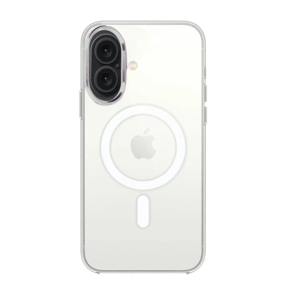 Apple İphone 16 Plus Kılıf Pc Real Magsafe Kapak - Şeffaf ürün görseli 1