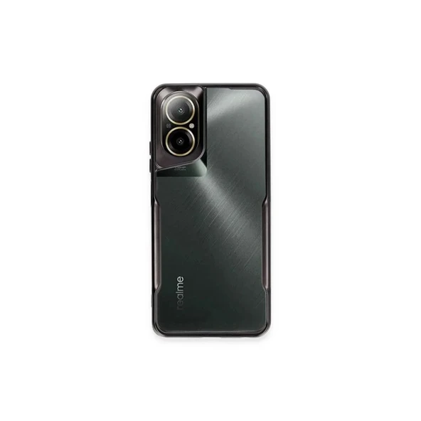 Realme 12 Lite Kılıf Boyi Silikon Kapak - Siyah ürün görseli 1