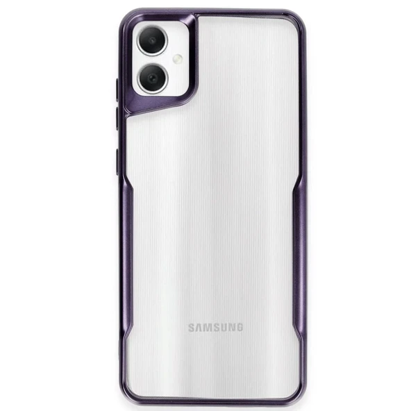 Samsung Galaxy A05 Kılıf Boyi Silikon Kapak - Derin Mor ürün görseli 1