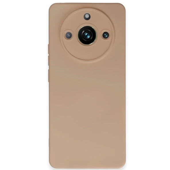 Realme 11 Pro Kılıf Nano İçi Kadife Silikon - Pudra ürün görseli 1