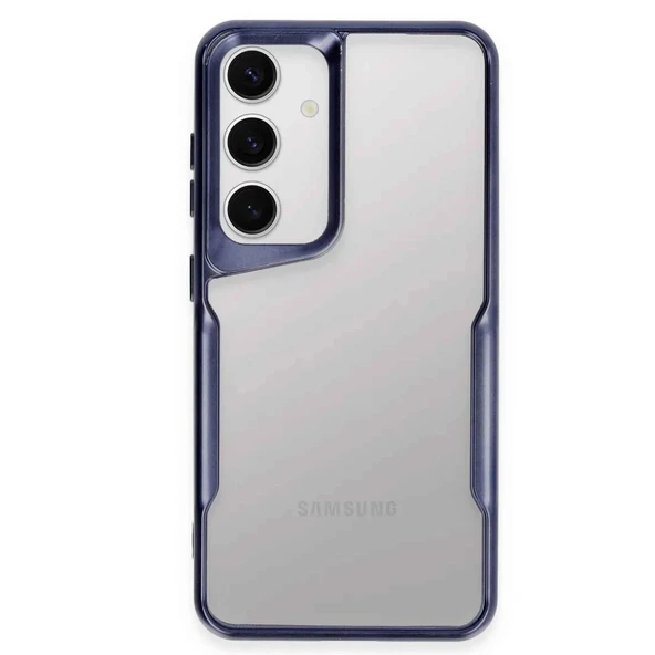 Samsung Galaxy S24 Kılıf Boyi Silikon Kapak - Lacivert ürün görseli 1