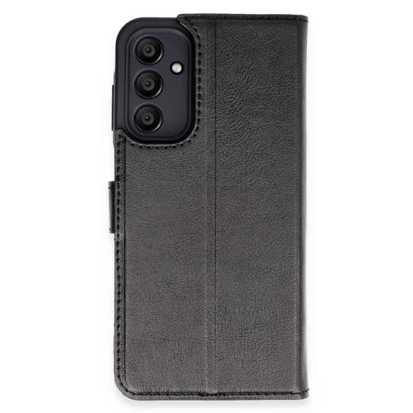 Samsung Galaxy A15 4g Kılıf Trend S Plus Kapaklı Kılıf - Siyah ürün görseli 1