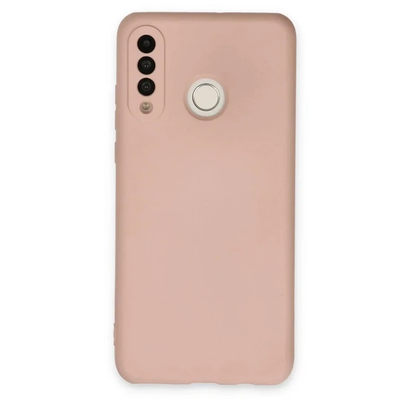 Huawei P30 Lite Kılıf Nano İçi Kadife Silikon - Pudra ürün görseli 1