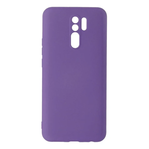 Xiaomi Redmi 9 Kılıf Nano İçi Kadife Silikon - Mor ürün görseli 1