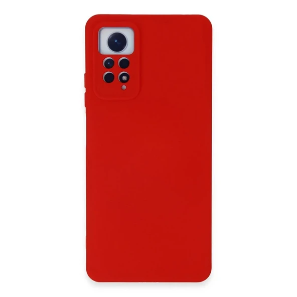 Xiaomi Redmi Note 12 Pro 4g Kılıf Nano İçi Kadife Silikon - Kırmızı ürün görseli 1