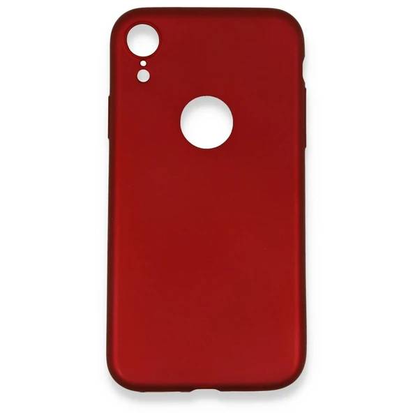 Apple İphone Xr Kılıf First Silikon - Bordo - Resim 2