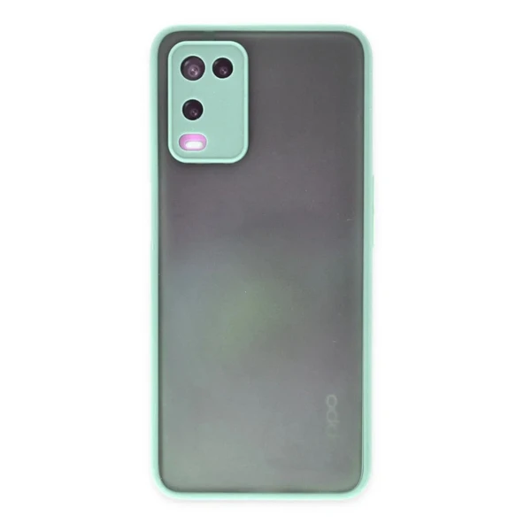 Oppo A54 4g Kılıf Montreal Silikon Kapak - Turkuaz ürün görseli 1