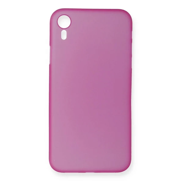 Apple İphone Xr Kılıf Pp Ultra İnce Kapak - Pembe ürün görseli 1