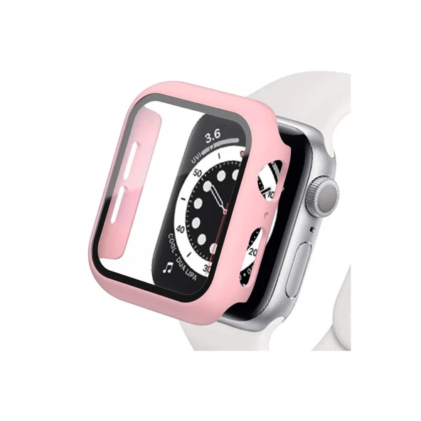 Apple Watch 38mm Camlı Kasa Ekran Koruyucu - Rose Gold ürün görseli 1