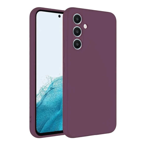 Samsung Galaxy A16 5g Kılıf First Silikon - Mürdüm ürün görseli 1