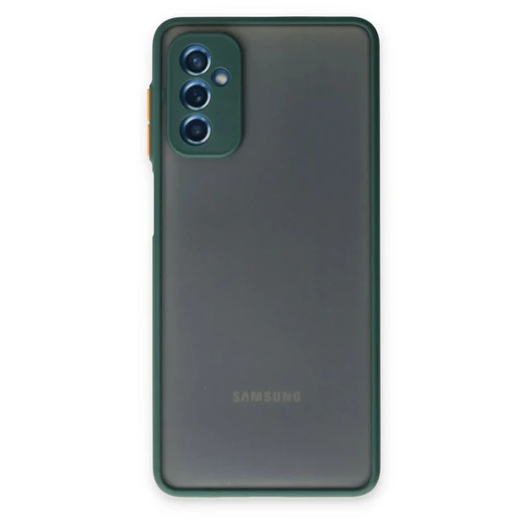 Samsung Galaxy M52 5g Kılıf Montreal Silikon Kapak - Yeşil ürün görseli 1