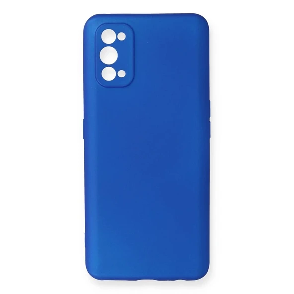 Realme 7 Pro Kılıf First Silikon - Mavi - Resim 5