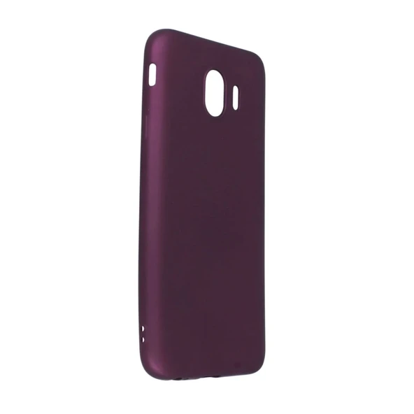 Samsung Galaxy J4 Kılıf First Silikon - Mürdüm ürün görseli 1