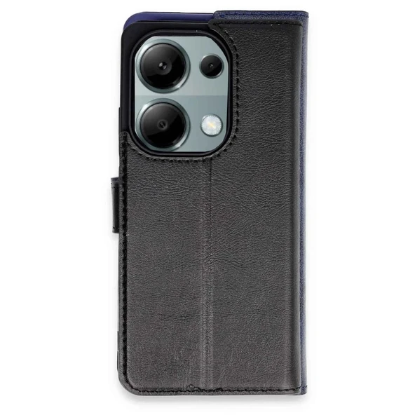 Xiaomi Redmi Note 13 Pro 4g Kılıf Trend S Plus Kapaklı Kılıf - Siyah ürün görseli 1