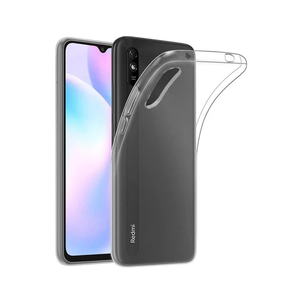 Xiaomi Redmi 9a Kılıf Lüx Şeffaf Silikon - Şeffaf ürün görseli 1