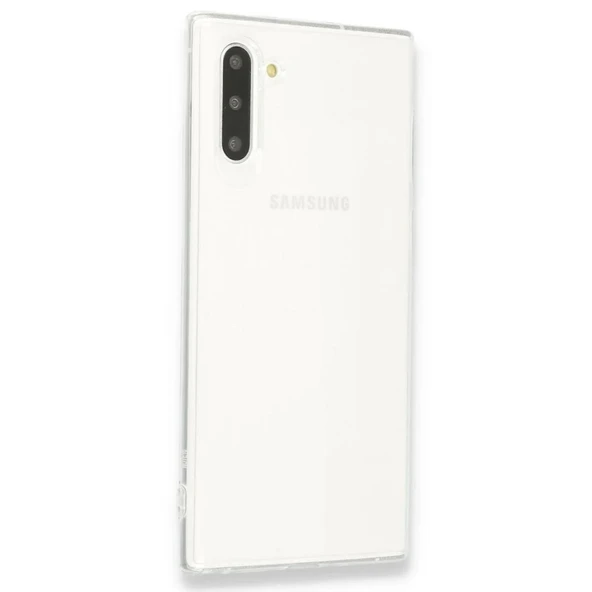 Samsung Galaxy Note 10 Kılıf Lüx Şeffaf Silikon - Resim 8