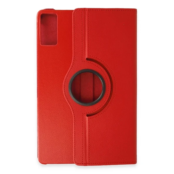 Xiaomi Redmi Pad Se Kılıf 360 Tablet Deri Kılıf - Kırmızı ürün görseli 1