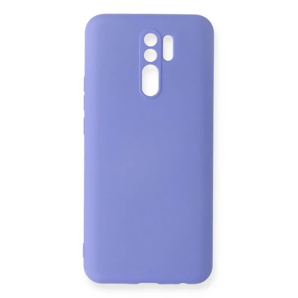 Xiaomi Redmi 9 Kılıf Nano İçi Kadife Silikon - Lila ürün görseli 1