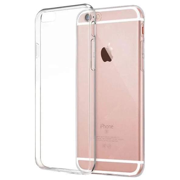 Apple İphone 6 Kılıf Lüx Şeffaf Silikon - Resim 11