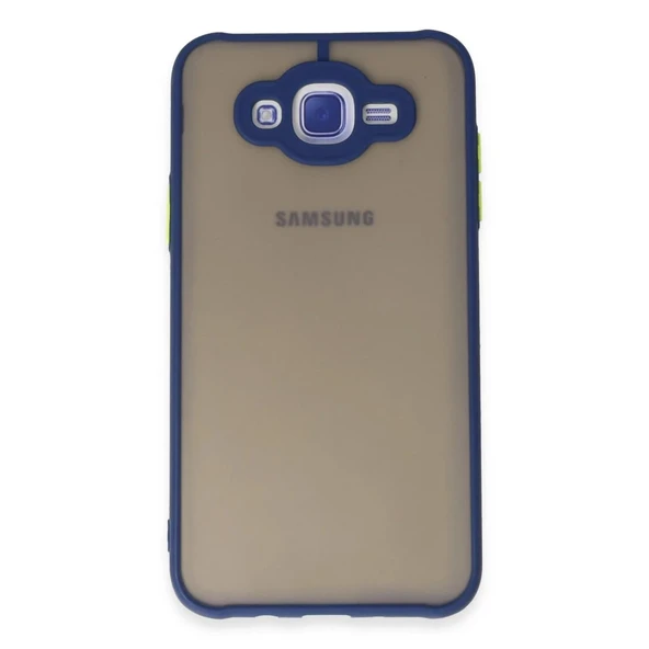 Samsung Galaxy J7 Kılıf Montreal Silikon Kapak - Lacivert ürün görseli 1