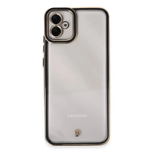 Samsung Galaxy A04e Kılıf Liva Lens Silikon - Siyah ürün görseli 1