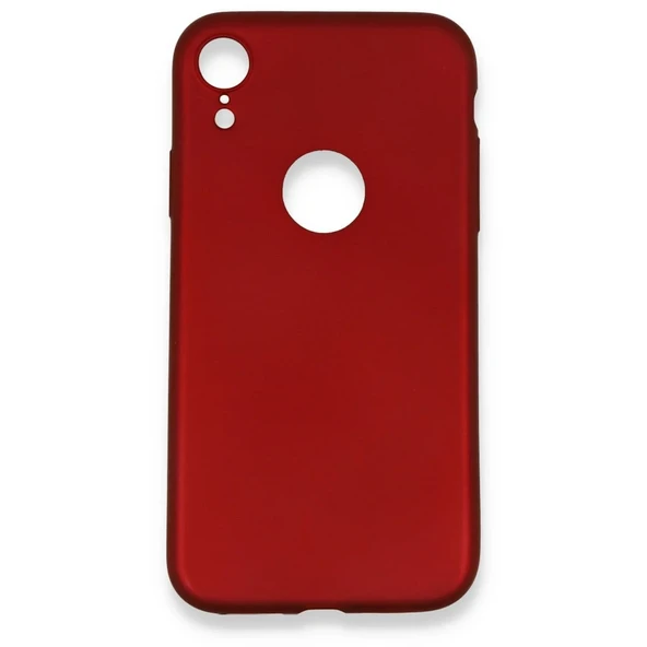 Apple İphone Xr Kılıf First Silikon - Bordo - Resim 3