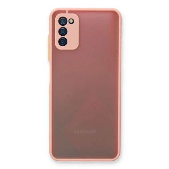 Samsung Galaxy A03s Kılıf Montreal Silikon Kapak - Pembe ürün görseli 1