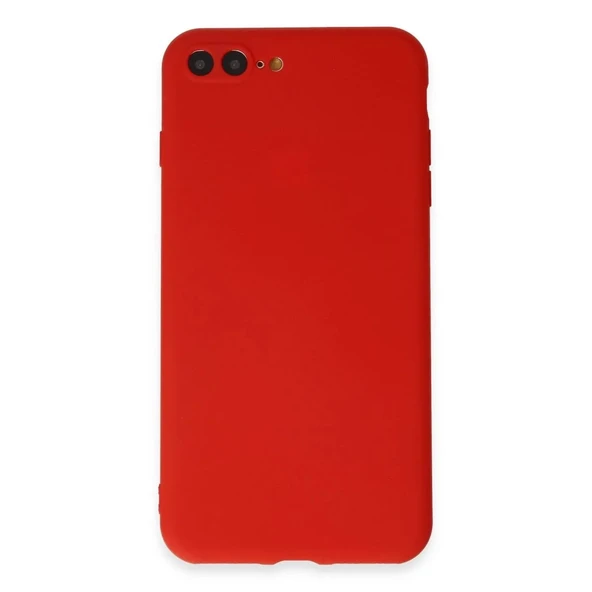 Apple İphone 7 Plus Kılıf First Silikon - Kırmızı - Resim 3
