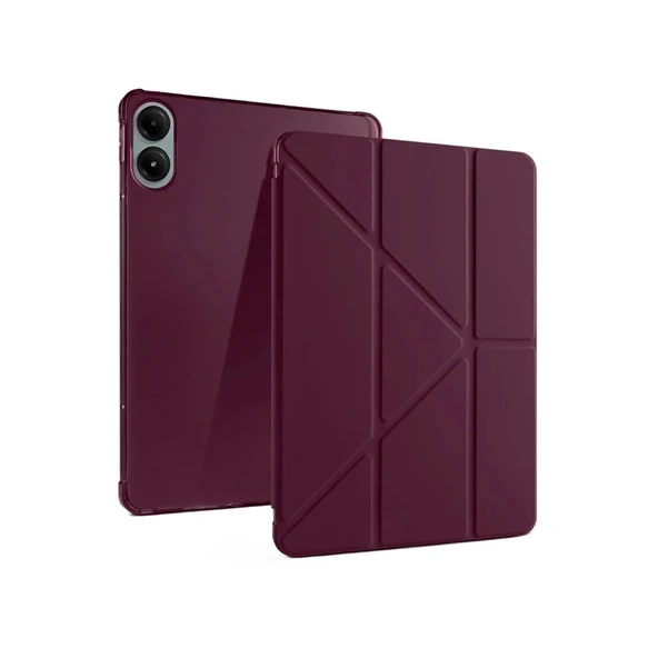 Xiaomi Redmi Pad Pro 12.1 Kılıf Kalemlikli Mars Tablet Kılıfı - Mürdüm ürün görseli 1